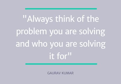 Healthcare Product Management quote - gaurav kumar