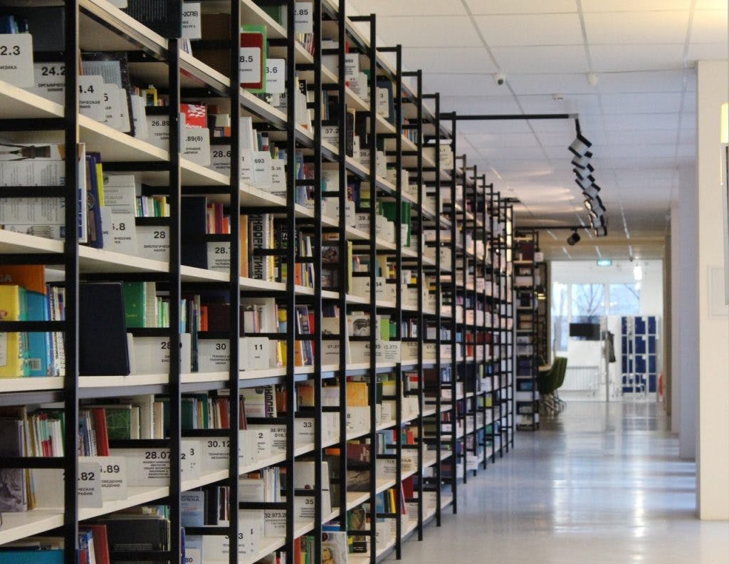 Well organized shelves