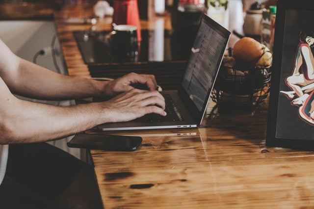 Man at computer